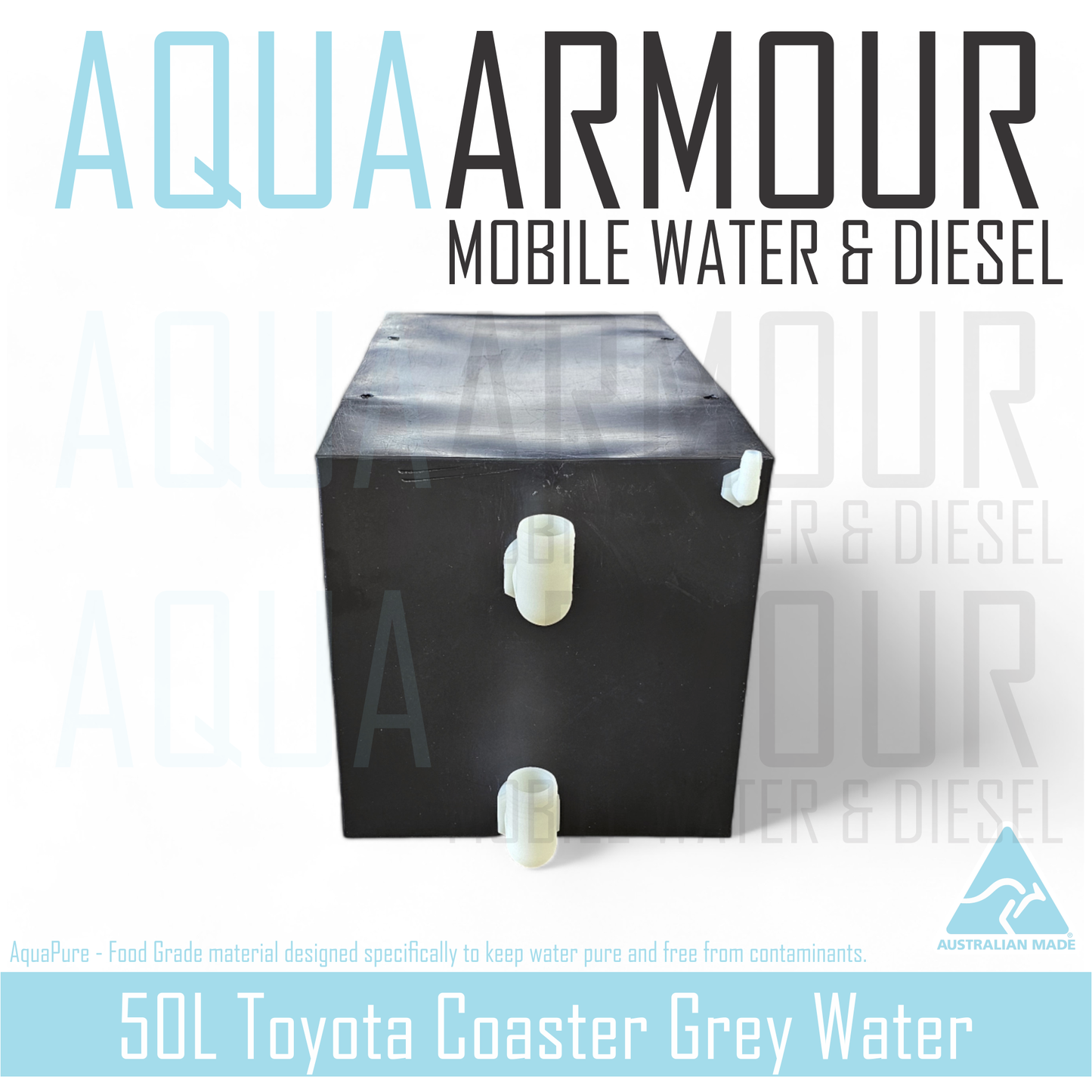 50L Toyota Coaster Grey Water Tank