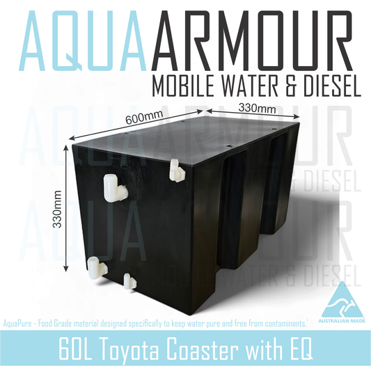 60L Toyota Coaster Tank - With Optional EQ (60x33x33).
