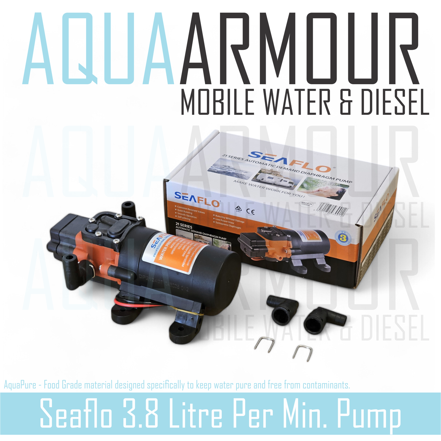 Seaflow 21 Series 3.8 LPM / 40 PSI Water Pump