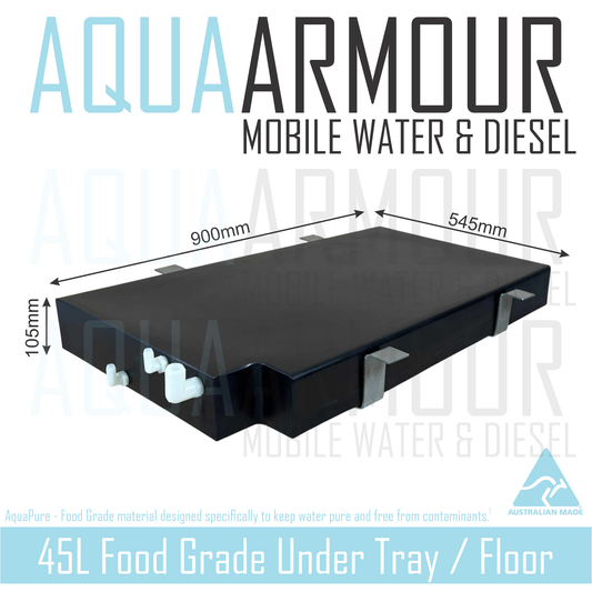 45L Water Tank with Mounting Brackets