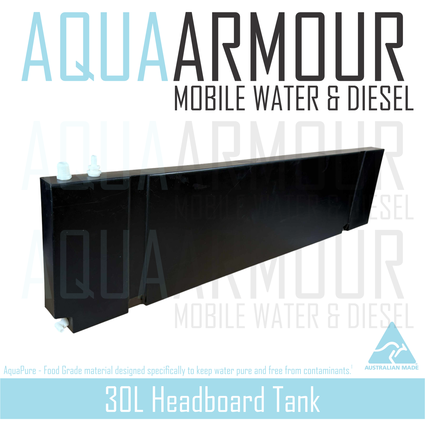 30L Slimline Headboard Fresh Water Tank (162x39x7)