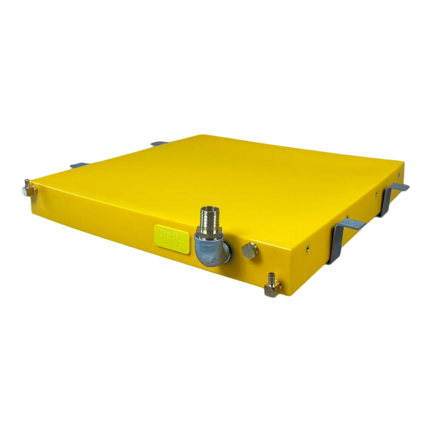 50L Slimline Under Tray Diesel Auxiliary Fuel Tank - With Extra Heavy Duty Mounting Brackets