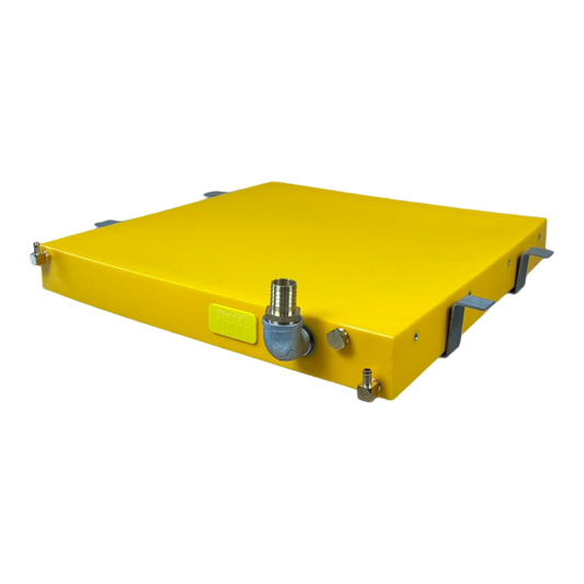 50L Slimline Under Tray Diesel Auxiliary Fuel Tank - With Extra Heavy Duty Mounting Brackets