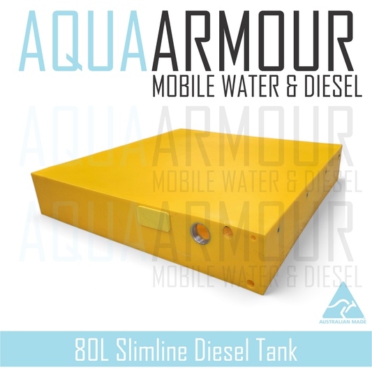 80L Slimline Under Floor Diesel Tank