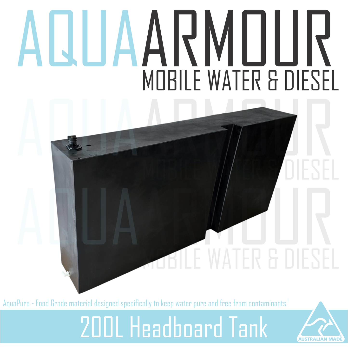 200L Headboard Fresh Water Tank (144x69x24)
