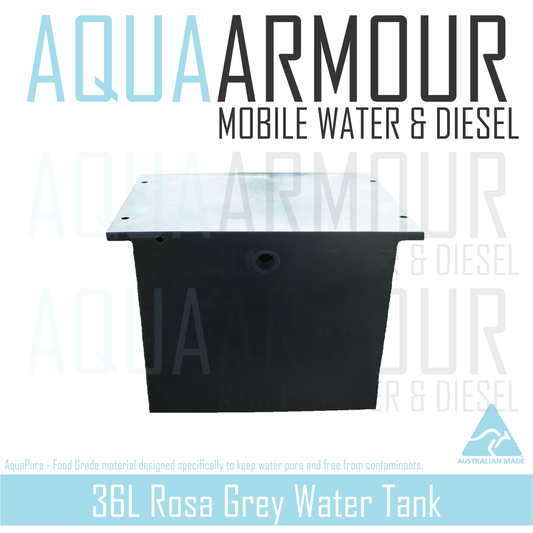 36L Mitsubishi Rosa Grey Water Tank (35x35x32)
