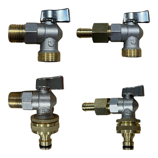 Brass Quarter Turn Chrome Tap for Water Tanks