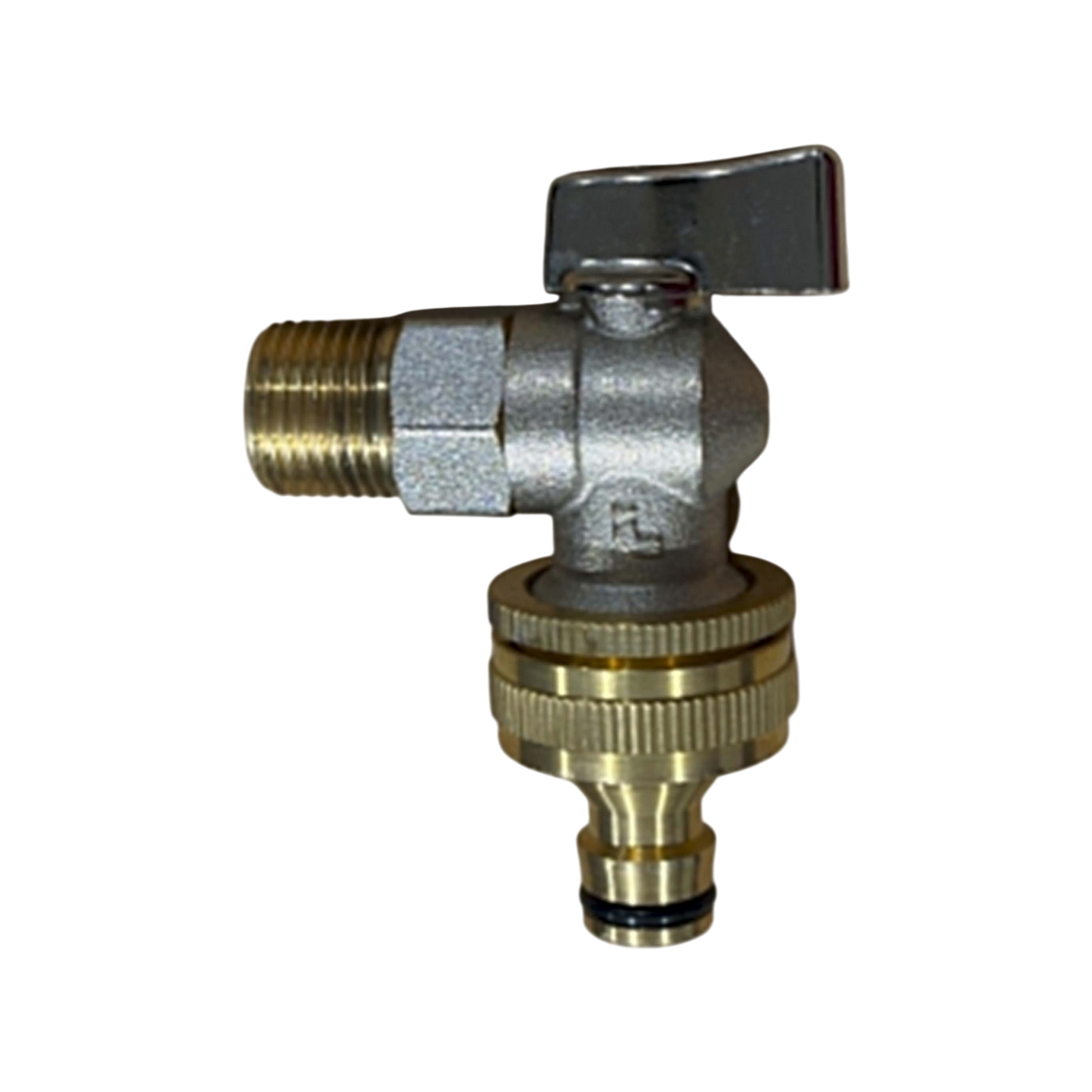 Brass Quarter Turn Chrome Tap for Water Tanks